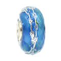 Ogerbeads Fairy Heaven Wired blue glass Bead by The Alternative Bead. Your official Ogerbeads Retailer from Germany