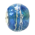 Ogerbeads Fairy Heaven Wired Sphere blue glass Bead by The Alternative Bead. Your official Ogerbeads Retailer from Germany