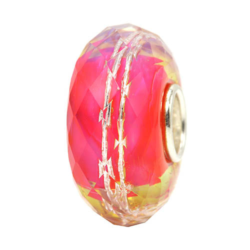 Ogerbeads Fairy Pink Wired pink glass Bead by The Alternative Bead. Your official Ogerbeads Retailer from Germany