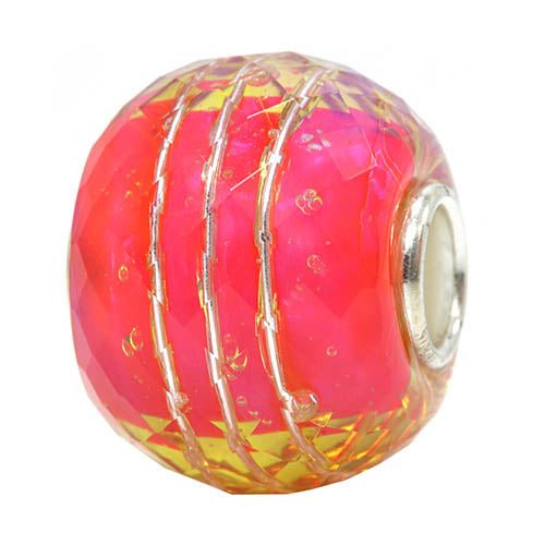  Ogerbeads Fairy Pink Wired Sphere Bead by The Alternative Bead 