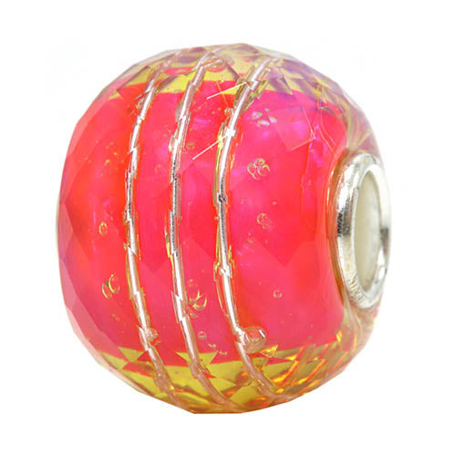 Ogerbeads Fairy Pink Wired Sphere pink glass Bead by The Alternative Bead. Your official Ogerbeads Retailer from Germany