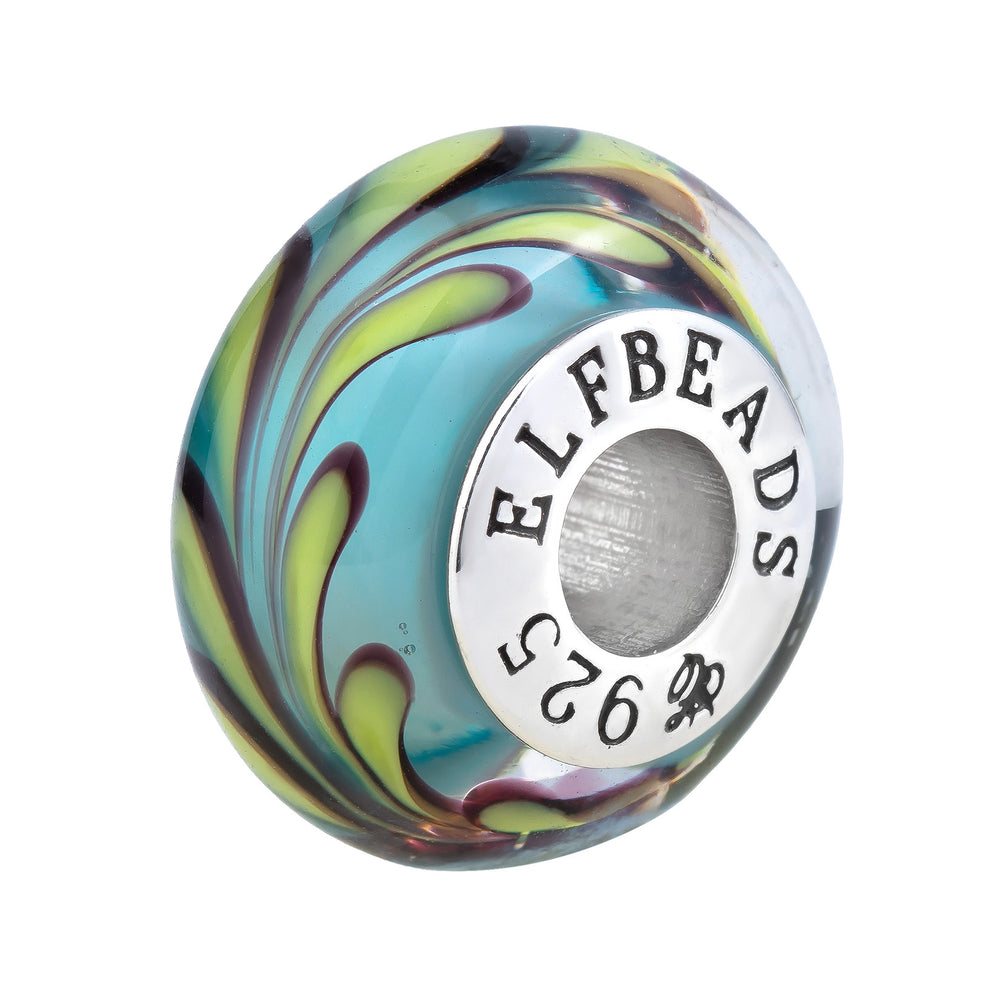  Elfbeads Falcon Feather Sprout Charm by The Alternative Bead 