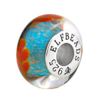 Elfbeads Fall Sky Leaves Golddust  glass Bead by The Alternative Bead. Your official Elfbeads Retailer from Germany