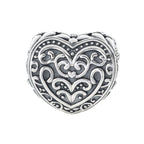 Elfbeads Filigree Heart silver sterling-silver Bead by The Alternative Bead. Your official Elfbeads Retailer from Germany