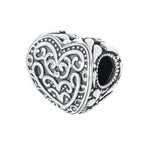 Elfbeads Filigree Heart silver sterling-silver Bead by The Alternative Bead. Your official Elfbeads Retailer from Germany