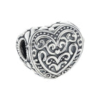 Elfbeads Filigree Heart silver sterling-silver Bead by The Alternative Bead. Your official Elfbeads Retailer from Germany