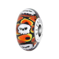 Elfbeads Fire Skulls orange glass Bead by The Alternative Bead. Your official Elfbeads Retailer from Germany