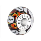 Elfbeads Fire Skulls orange glass Bead by The Alternative Bead. Your official Elfbeads Retailer from Germany