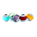 Aurora Charm Taha’a Island Purple Sea Glass Bead silver; purple sterling-silver; glass Bead by The Alternative Bead. Your official Aurora Charm Retailer from Germany