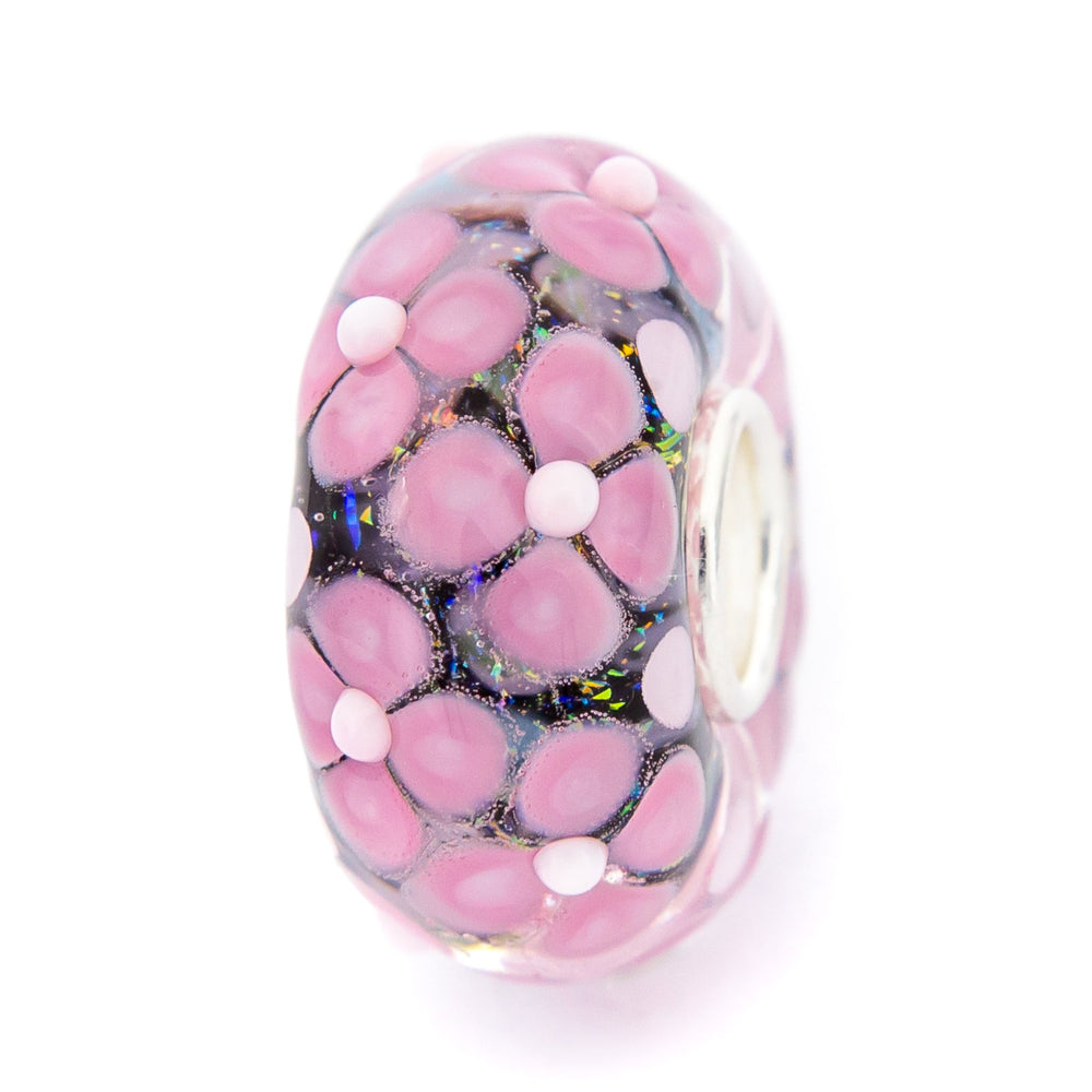 Elfbeads Flower Kiss Flowerfield pink glass Bead by The Alternative Bead. Your official Elfbeads Retailer from Germany