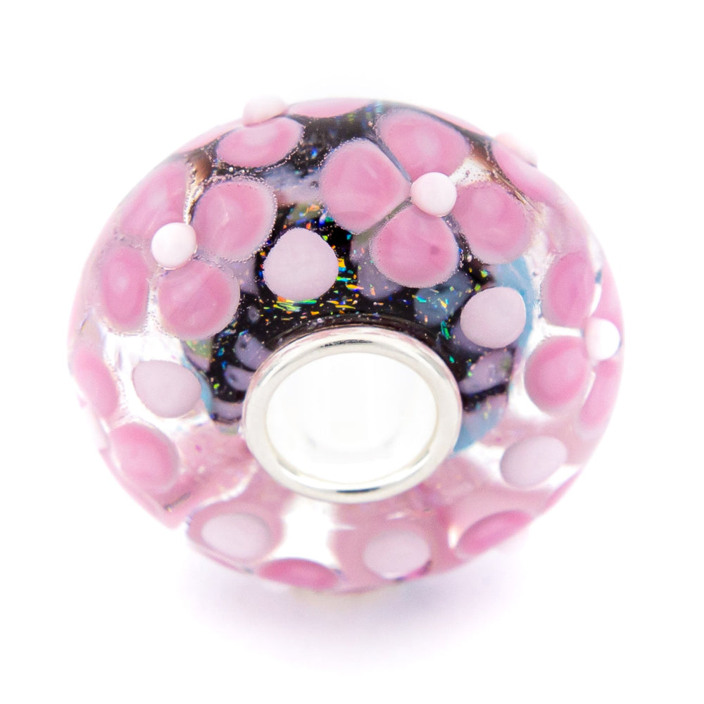 Elfbeads Flower Kiss Flowerfield pink glass Bead by The Alternative Bead. Your official Elfbeads Retailer from Germany