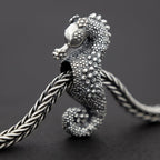 Elfbeads Flower Power Seahorse silver sterling-silver Bead by The Alternative Bead. Your official Elfbeads Retailer from Germany