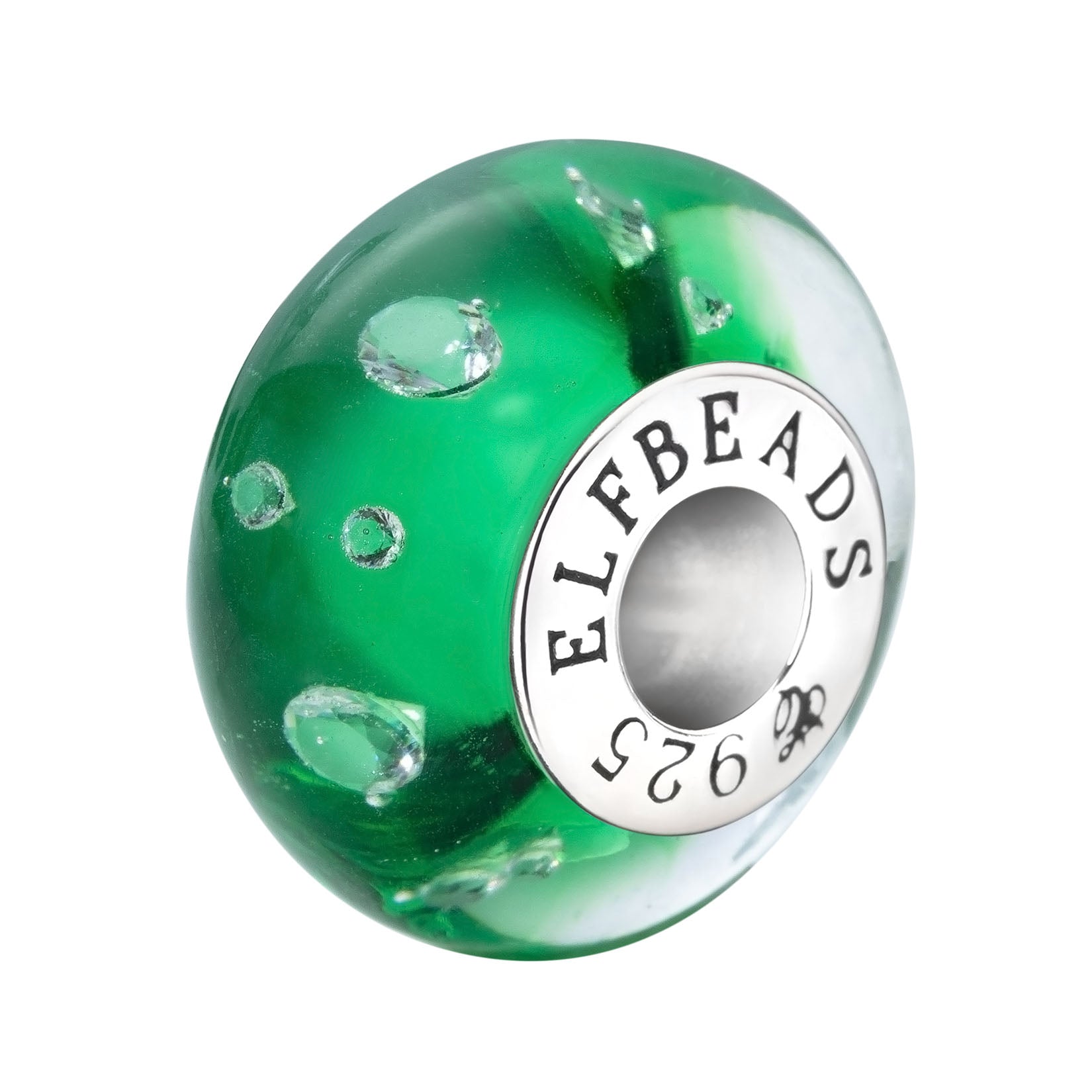 Elfbeads Forest Monroe green glass Bead by The Alternative Bead. Your official Elfbeads Retailer from Germany