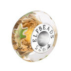 Elfbeads Forest Amberlight brown; green glass Bead by The Alternative Bead. Your official Elfbeads Retailer from Germany