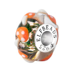 Elfbeads Forest Healer green; orange glass Bead by The Alternative Bead. Your official Elfbeads Retailer from Germany