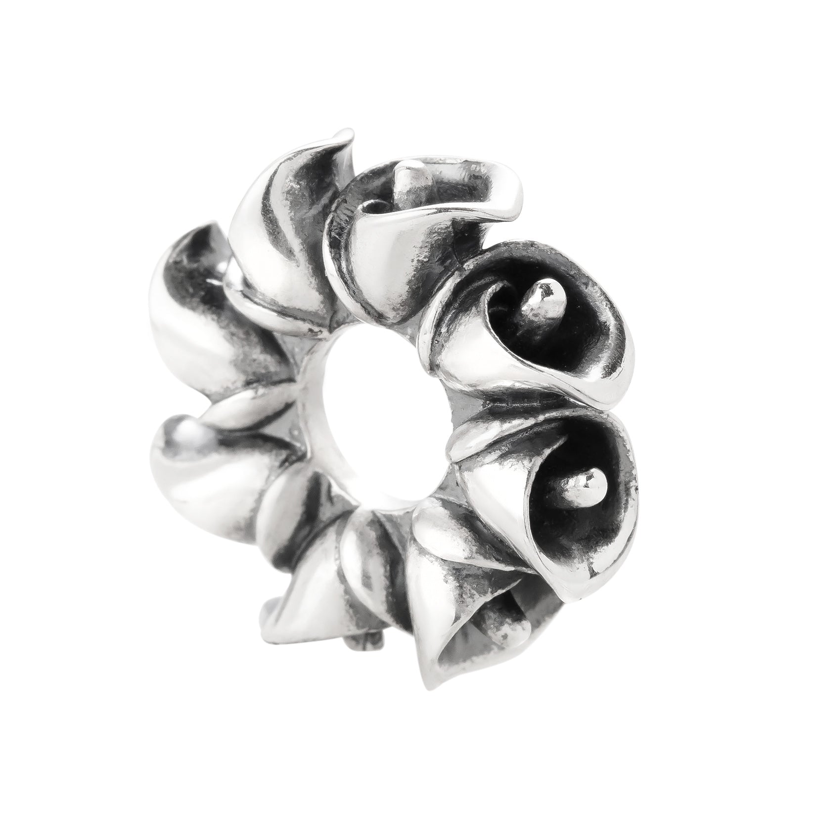 Elfbeads Forever Lilies V2 silver sterling-silver Spacer by The Alternative Bead. Your official Elfbeads Retailer from Germany
