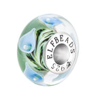 Elfbeads Forever Lilies-Harmony green glass Bead by The Alternative Bead. Your official Elfbeads Retailer from Germany
