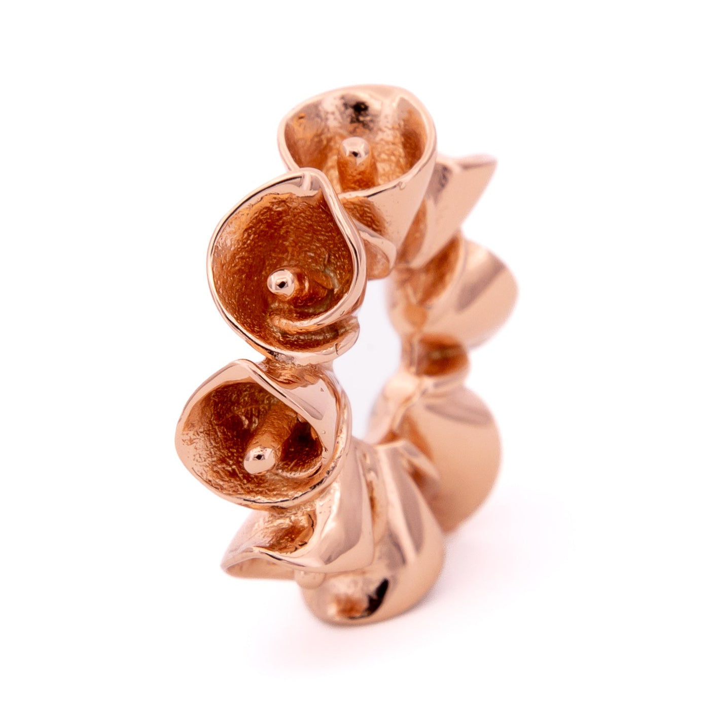 Elfbeads Forever Lilies SRGP rose-gold sterling-silver; rose-gold Bead by The Alternative Bead. Your official Elfbeads Retailer from Germany