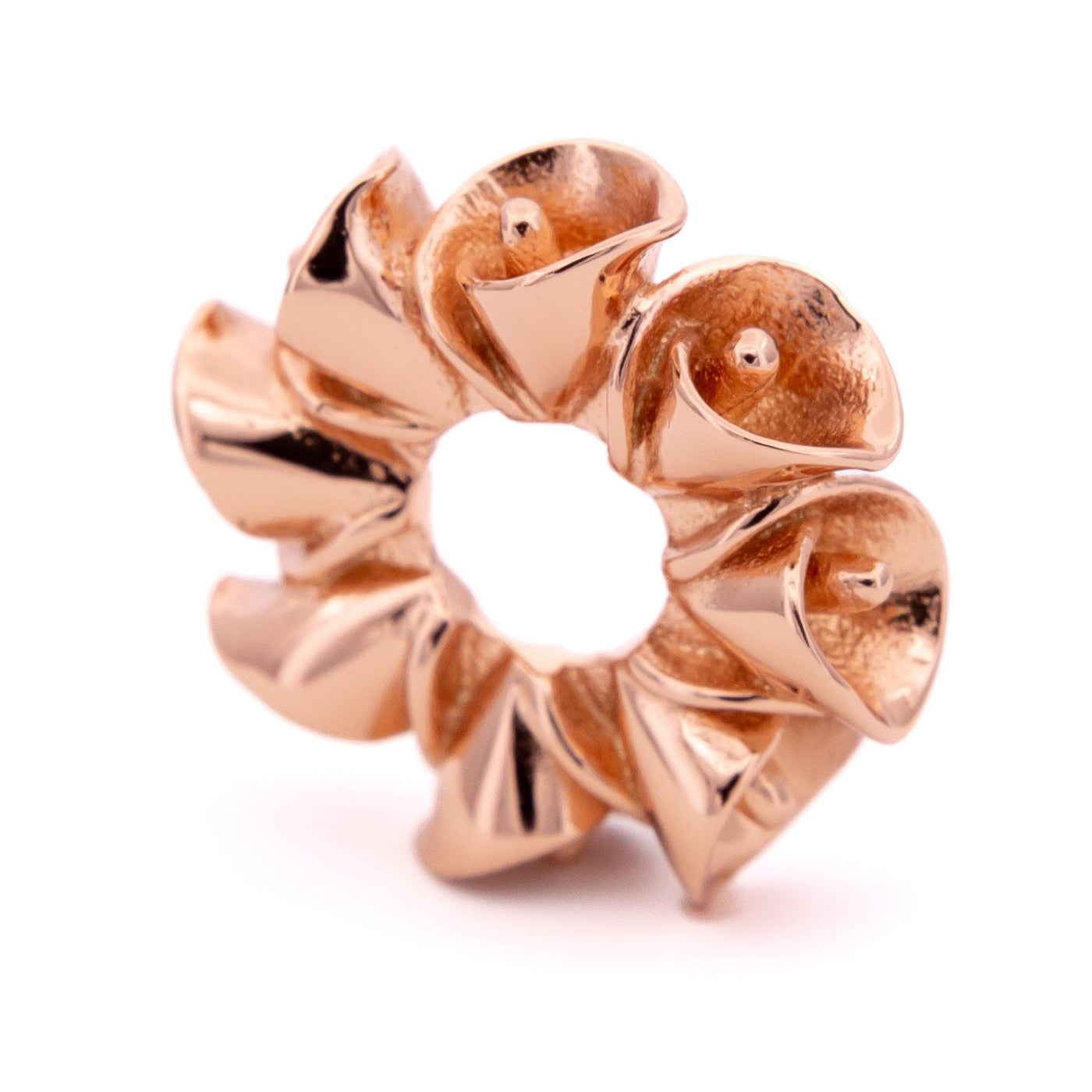 Elfbeads Forever Lilies SRGP rose-gold sterling-silver; rose-gold Bead by The Alternative Bead. Your official Elfbeads Retailer from Germany