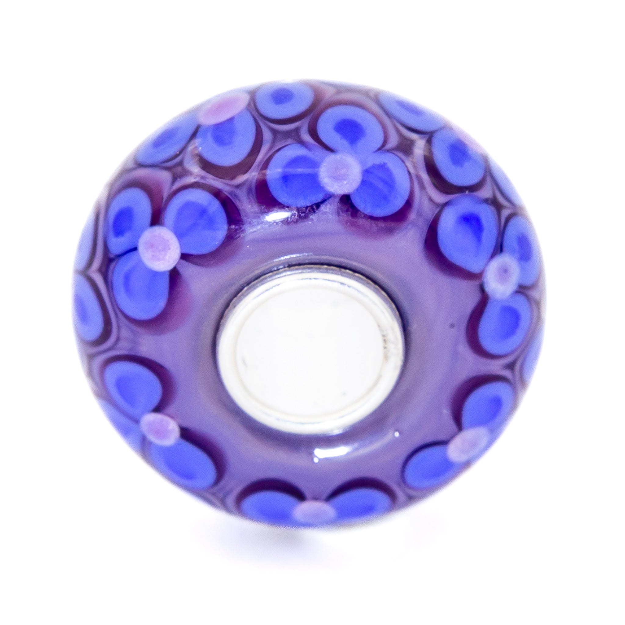 Elfbeads Forget-Me-Not Flowerstone blue glass Bead by The Alternative Bead. Your official Elfbeads Retailer from Germany
