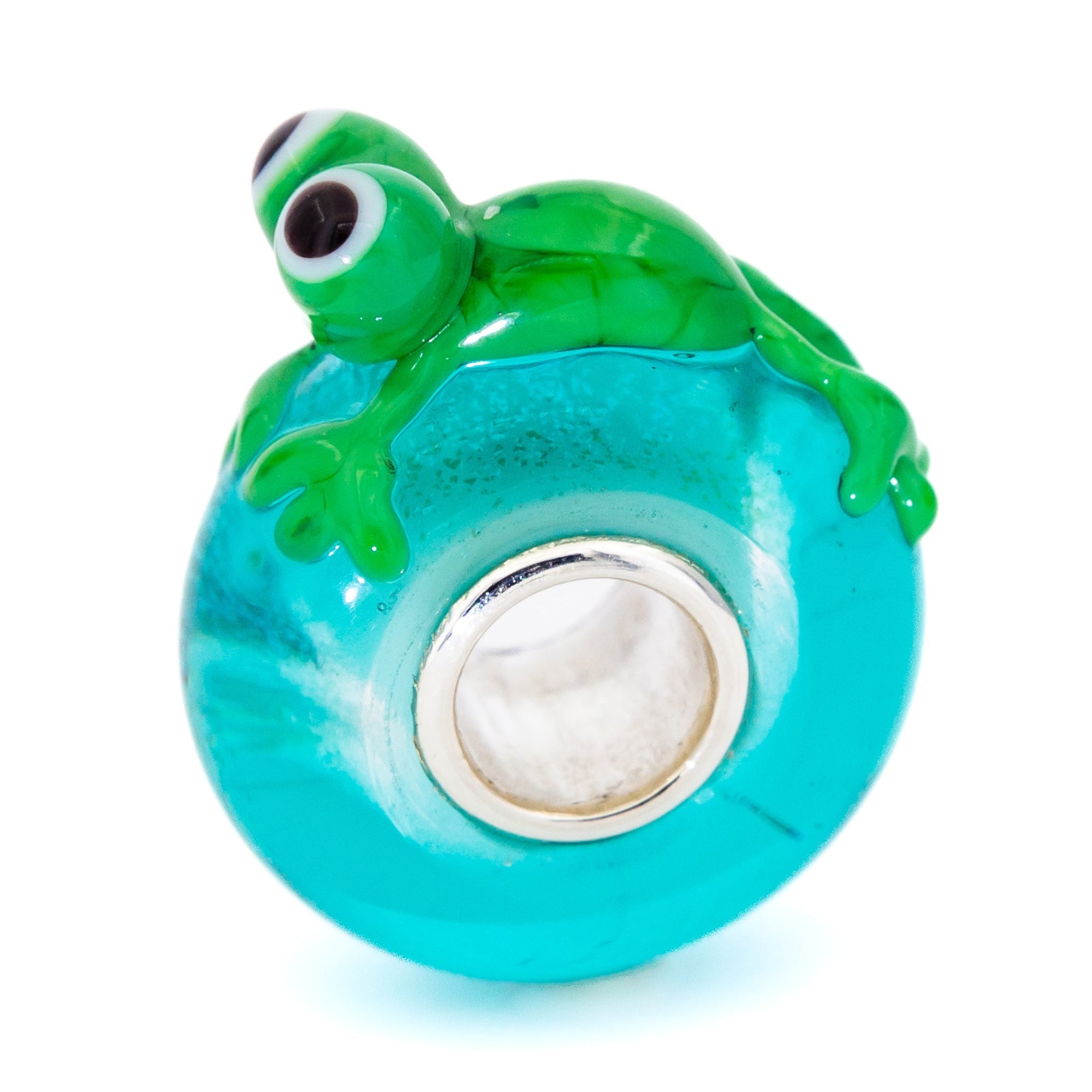 Elfbeads Fred The Frog  glass Bead by The Alternative Bead. Your official Elfbeads Retailer from Germany