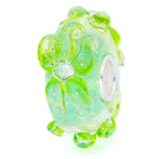 Elfbeads Fresh Green Edelweiss  glass Bead by The Alternative Bead. Your official Elfbeads Retailer from Germany