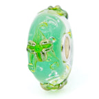 Elfbeads Fresh Green Gold Lilies Monroe  glass Bead by The Alternative Bead. Your official Elfbeads Retailer from Germany