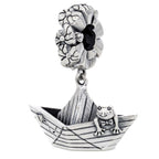 Elfbeads Frog Adventure silver sterling-silver Bead by The Alternative Bead. Your official Elfbeads Retailer from Germany