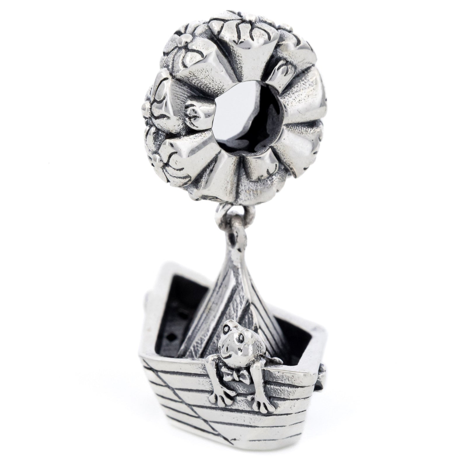 Elfbeads Frog Adventure silver sterling-silver Bead by The Alternative Bead. Your official Elfbeads Retailer from Germany