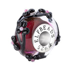 Elfbeads Fuchsia Dream Flowertwig  glass Bead by The Alternative Bead. Your official Elfbeads Retailer from Germany