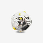 Praan Full Moon Party Silver Charm white sterling-silver Bead by The Alternative Bead. Your official Praan Retailer from Germany