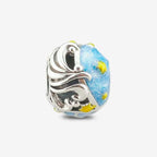 Praan Full Moon Silver Charm blue sterling-silver Bead by The Alternative Bead. Your official Praan Retailer from Germany