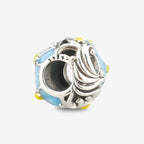 Praan Full Moon Silver Charm blue sterling-silver Bead by The Alternative Bead. Your official Praan Retailer from Germany