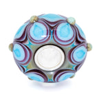 Elfbeads Full Moon Tripetual blue glass Bead by The Alternative Bead. Your official Elfbeads Retailer from Germany