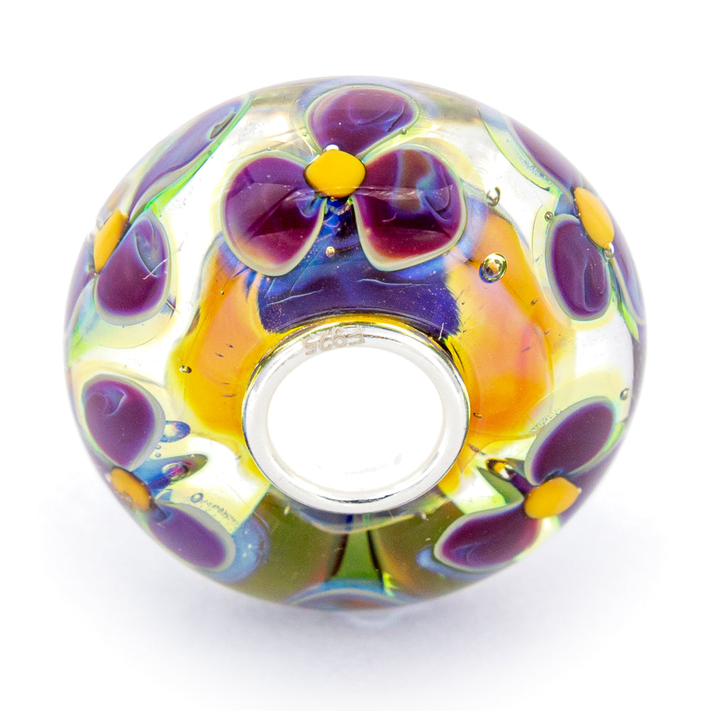 Elfbeads Halo Dreamflowers floral glass Bead by The Alternative Bead. Your official Elfbeads Retailer from Germany