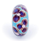 Elfbeads Aqua Fieldstone Fractal blue glass Bead by The Alternative Bead. Your official Elfbeads Retailer from Germany