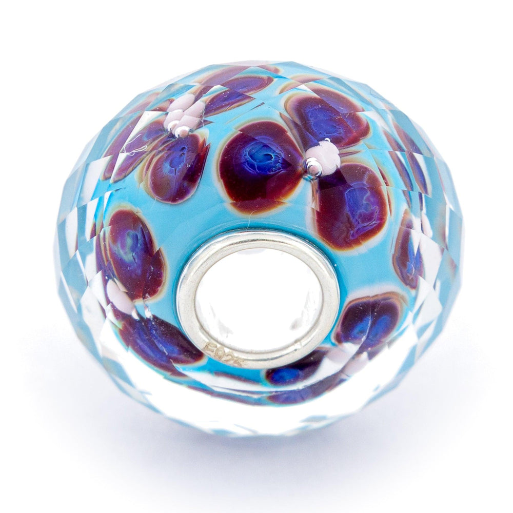 Elfbeads Aqua Fieldstone Fractal blue glass Bead by The Alternative Bead. Your official Elfbeads Retailer from Germany