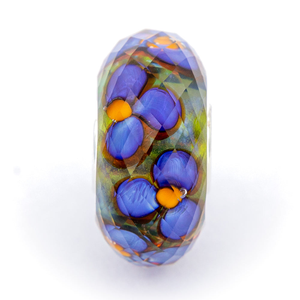  Elfbeads Moor Forget-Me-Not Fieldstone Fractal Charm by The Alternative Bead 