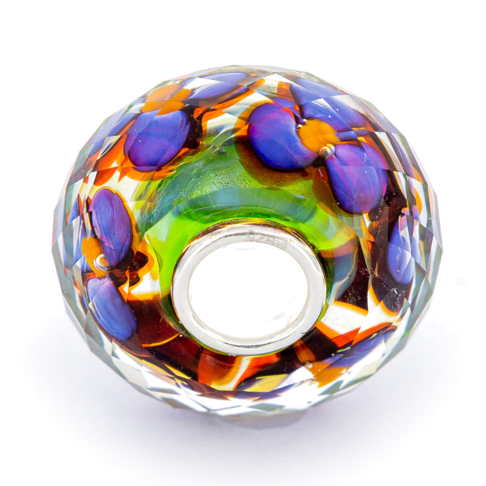 Elfbeads Moor Forget-Me-Not Fieldstone Fractal  glass Bead by The Alternative Bead. Your official Elfbeads Retailer from Germany