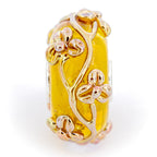 Elfbeads Golden Sunshine Flowertwig yellow glass Bead by The Alternative Bead. Your official Elfbeads Retailer from Germany