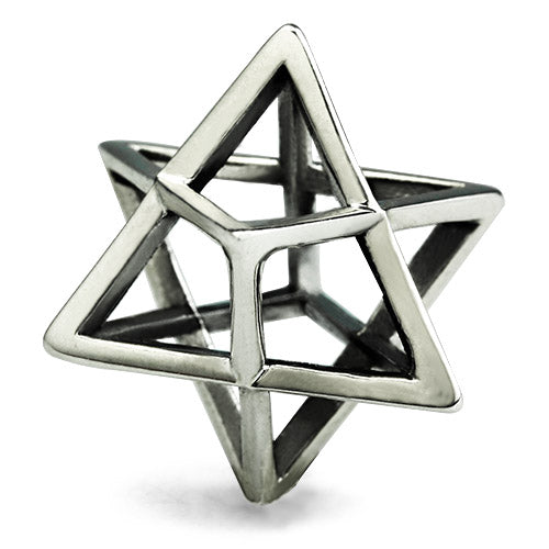 OHM Beads Merkaba 2.0 (GAR006)  sterling-silver Bead The Alternative Bead