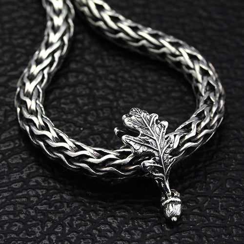 OHM Beads Touch Of Oak (GAR025)  sterling-silver Bead The Alternative Bead