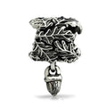 OHM Beads Oak Wrap (GAR026)  sterling-silver Bead The Alternative Bead
