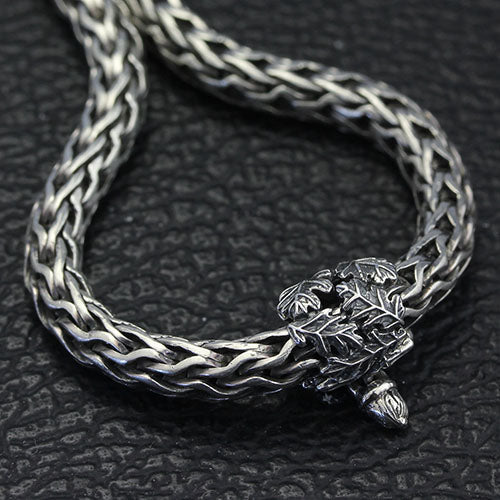 OHM Beads Oak Wrap (GAR026)  sterling-silver Bead The Alternative Bead