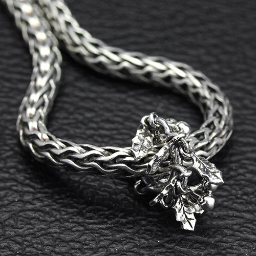 OHM Beads Holly Hoop (GAR031)  sterling-silver Bead The Alternative Bead