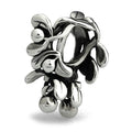 OHM Beads Mistletoe Wreath (GAR032)  sterling-silver Bead The Alternative Bead
