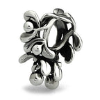 OHM Beads Mistletoe Wreath (GAR032)  sterling-silver Bead The Alternative Bead