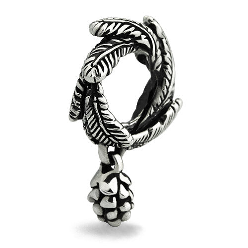OHM Beads Winter Bough (GAR033)  sterling-silver Bead The Alternative Bead