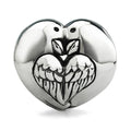 OHM Beads Love Birds (GAR040)  sterling-silver Bead The Alternative Bead