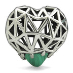 OHM Beads Center Love (GAR045)  sterling-silver Bead The Alternative Bead